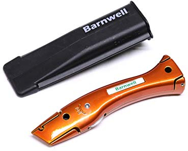 Barnwell Candy Orange Dolphin Delphin Carpet Fitters Work Trimming Fixed Handle and Holster