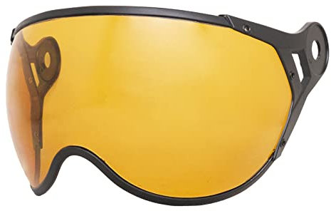 CGM EBI, Visiera di Ricambio Unisex Adulto, Trasparente Gialla, Taglia Unica