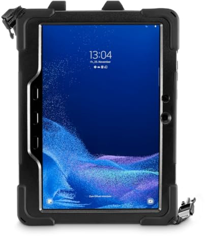 Tablet-Case Rugged Style für Samsung Galaxy Tab Active4 Pro, Schwarz