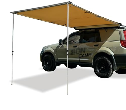 Auto Markise Camping Vorzelt Auto Vorzelt Markise Wohnwagen Wohnmobil-vorzelte, PU3000mm, Höhenverstellbar (Size : 200x250cm/79x98in)