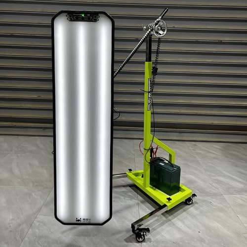 Bceer Heavy Duty PDR Light PDR LED Lamp Reflector Board Dent Repair Tools LED Light Reflection Board With Adjustable Holder Hand Tool Set Battery Not Included