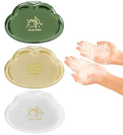 AORHOFJ 3pcs 150 Fogli di Sapone da Viaggio,Sapone Portatile in foglietti,Sapone in Fogli da Viaggio per Lavaggio a Mano Escursionismo，sapone in fogli，sapone molle