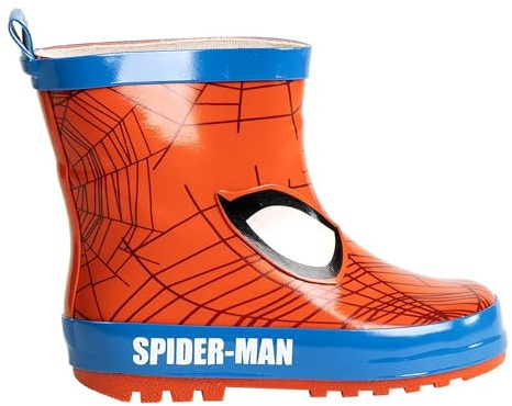 CERDÁ LIFE'S LITTLE MOMENTS | Botas de Lluvia Spiderman para Niños Fabricadas en Goma Impermeable con Suela Antideslizante - Botas Lluvia Spiderman Diseño Azul y Rojo de Marvel Spiderman