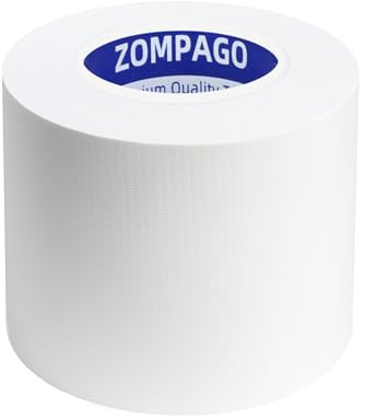 ZOMPAGO White Sealing Tape,Wide Tape,60mm x 10m, Strong Adhesive Insulation Duct Tape, Weatherproof, Ideal for Sealing, Repair, and Packaging