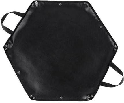 Feuerfeste Matte für Feuerstellen, sechseckig, zusammenklappbar