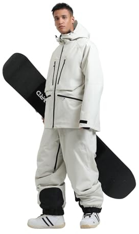GSOU SNOW Homme Femme Veste & Pantalon Ski Set Sports Neige Hiver