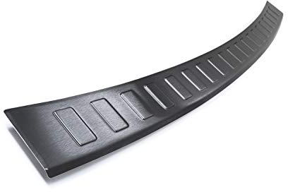 teileplus24 L702 Ladekantenschutz V2A Edelstahl kompatibel mit Audi A4 B9 Avant Facelift 2019- Abkantung, Farbe:Anthrazit gebürstet