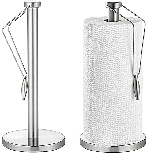 JMYDecor Portarotolo da Cucina Autoportante, Dispenser di Carta Facile da Strappare per l'Organizzazione di Rotoli