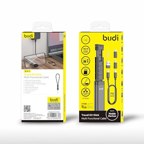 fonefunshop Multifunktionales Reisekabel-Set Stick Budi