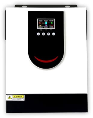 Cplsntaeam Onduleur Solaire-Hybride 3000W, onduleur sinusoïdal Pur indépendant du réseau avec Chargeur Solaire MPPT 80A + Chargeur ACConvertisseurs Hybrides d'énergie Solaire et éolienne
