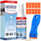 Adhesive Remover 120ml, Sticker Remover Spray with Plastic Scraper Tool, Surface Safe Formula for Cars, Glass and Walls, Fast-Acting Cleaner for Labels, Decals, Tape, Residue and Stubborn Stains
