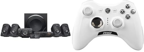 Logitech Z906 5.1 Sound & MSI Force GC30 V2 White Kabelloser