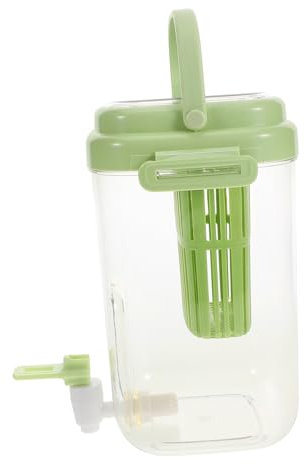 Alipis brocca d'acqua fredda dispenser per bevande Tanica per bevande brocca d'acqua per frigorifero brocca con beccuccio brocca d'acqua con beccuccio Brocca di tè plastica Light Green