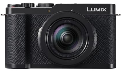 Panasonic LUMIX DC-L10E-K, cámara compacta con Objetivo Leica 24–75 mm F1.7–2.8, Sensor MFT de 25 MP, Enfoque automático híbrido por detección de Fase, Real Time LUT y conexión con Smartphone, Negro