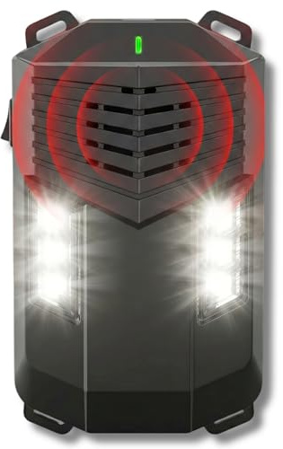 TAP JACK Répulsif À Ultrasons pour Voiture – Anti Fouine, Martre, Rat Et Souris – Double Action Ultrasons + Flash LED – Protection Compartiment Moteur – Fonction Start/Stop Intelligent