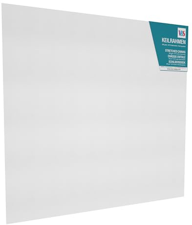 Leinwand auf Keilrahmen Künstlerbedarf doppelt grundiert 50x50cm 380g/qm VBS