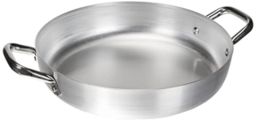 Pentole Agnelli Pfanne Aluminium 2 Griffen, Edelstahl 28 cm