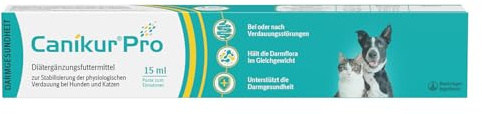 CANIKUR PRO 15 ml zur Unterstützung der Darmflora bei Hunden und Katzen | Diät-Ergänzungsfuttermittel mit Pro- und Präbiotika sowie Adsorbens