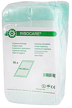 Noba Ribocare Krankenunterlagen Einmalunterlagen in Folie 180 Stück (40 x 60, 6-lagig)