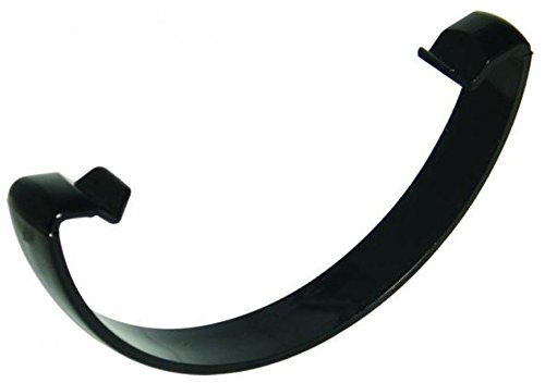 FLOPLAST 112mm Round Gutter Clip - Black - Bag of 5