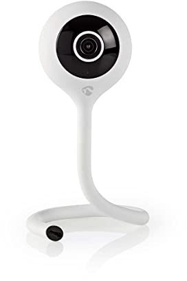 NEDIS - Caméra IP Intelligente Wi-FI - Capteur de température - Full HD 1080p - Contrôle par Application - Capteur Climatique, température ambiante et humidité de l'air