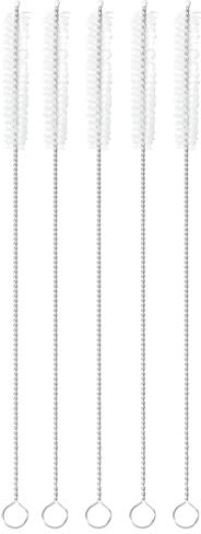 PADERNO 41490-AA Scovolini per Cannucce, Inox, 5 pezzi