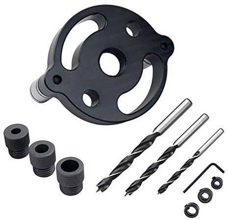 Guide de perçage pour gabarits de forage à emboîtement à goujon de montage vertical avec gabarit de perforation vertical 6/8 / 10mm