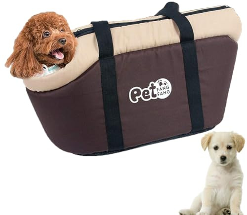 Transporttasche Klein Hund Umhängetasche Haustier Schultertasche Warm Hundetragetasche Tragbar Faltbar Hundetragebeutel Atmungsaktiv Hundetrage Welpen Katzentrage Kazte Tragetasche Outdoor Reise