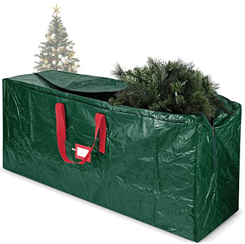 Elex® Christmas Tree Storage Bag Durable Reinforced Carry Handles, Dual Zippered Waterproof Protects from Dust, Moisture & Insect