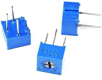 JENKEM 10PCS 3362P Trimmer Potentiometer Single Turn Widerstand Potentiometer 100 200 1K 2K 5K 10K 20K 50K 100K 500K 1M Ohm for Arduino (Size : 100 Ohm)