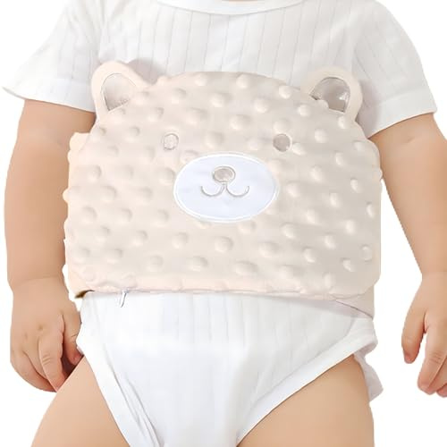 ISANPAN Soulagement des coliques et des gaz pour bébé – Enveloppe chauffante à base de graines de cassia, ceinture d'emmaillotage pour bébé soulage et apaise les gaz, les ballonnements et les maux