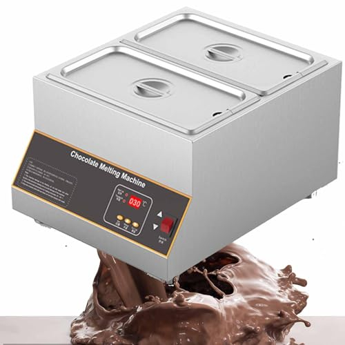 MNBVH Olla para Derretir Chocolate Máquina Profesional para Templar Chocolate Olla para Derretir Chocolate Comercial Máquina para Derretir Chocolate Derretidor/Calentador De Chocolate Eléctrico