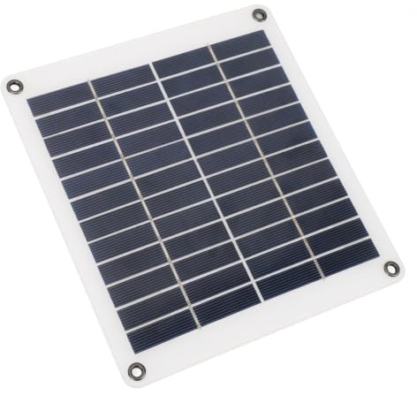 Chargeur solaire portable, chargeur 10W en silicium polycristallin pour batteries 9V à 12V pour jouets à énergie solaire et camping en plein air