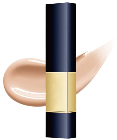 Cambio Color Base Maquillaje Barra, 2-in-1 Base Maquillaje Barra, Corrector Blancos Natural Iluminador Larga Duración Con Brocha, Correctores Barras Cobertura Total Resistentes Agua Sudor