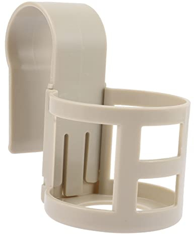 TOYZFRIENDY Portavasos para Piscina Elevada Clip para Barra Redonda de Soporte Ligero y Resistente para Bebidas y Accesorios para Piscinas y Jardines de Verano