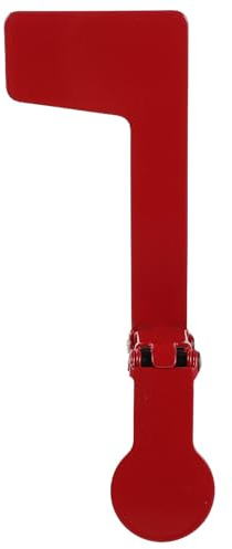 Didiseaon Drapeau Métallique Pliable pour Boîte aux Lettres Murale, Support en Métal Robuste, Accessoire de Remplacement pour Boîte aux Lettres Extérieure, Adapté Jardin et Patio, Signal