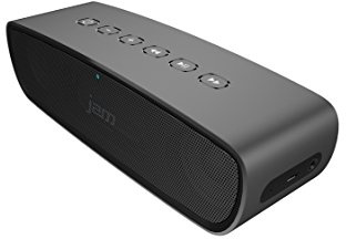 JAM Heavy Metal Wireless Stereo Speaker, Built-In Speakerphone, Powerful 20 Watt Speakers, Aluminum Body, Voice Prompts, Incredible Bass, HX-P920