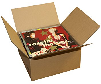 25 St. 7 Zoll Single Schallplatten Versandkartons für 1 bis 25 Faltkartons 200x200x100 mm Europaletten Modul Maß Paket oder Päckchen