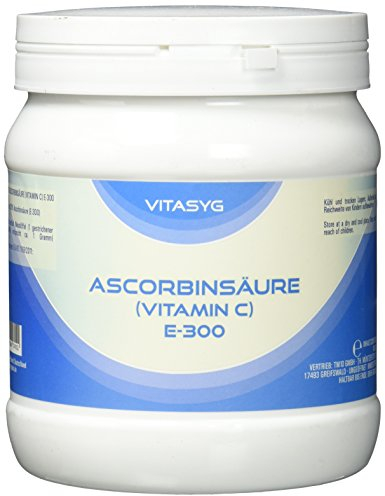 Ascorbinsäure Vitamin C Pulver 1000g Dose - ohne Zusätze - E300 - vegan