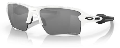 OAKLEY Herren Flak 2.0 Xl 918881 59 Sonnenbrille, Weiß (Polished White/Prizmblackpolarized)