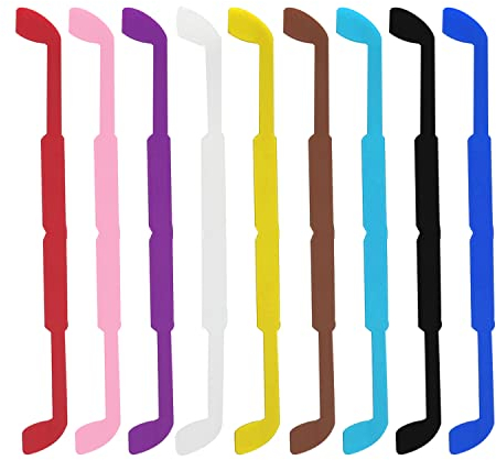 CHEERYMAGIC Silicone Glasses Straps, Anti-slip Elastic Glasses Strap Sports Eyeglass Strap Floating Eyewear Retainer for Men Women Kids A4-GJYJS