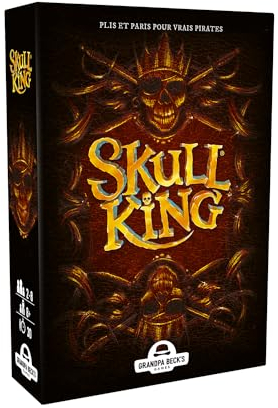 Blackrock Games - Skull King - Jeu De Plis - Jeu De Cartes pour Vrais Pirates - 2 à 8 Joueurs - Réflexion Tactique, Stratégique et Paris - Version Française - 8 Ans Et Plus