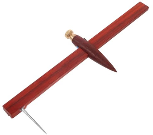 NUOBESTY Compasso Taglierina per Ceramica in Legno Strumento di Precisione per Taglio Argilla Accessorio Artigianale Compatto e Durevole per Ceramisti e Principianti