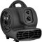 XPower Mighty Centrifugal Air Mover, Carpet Dryer, Floor Fan, Blower, Stackable, Daisy Chain, for Water Damage Restoration, Janitorial, Plumbing, Home Use (Schwarz, P-80A 320CFM)