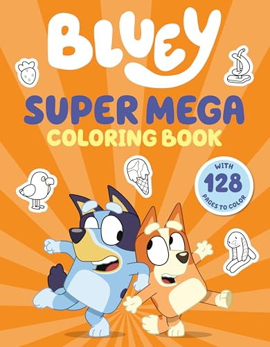 Bluey: Super Mega Coloring Book
