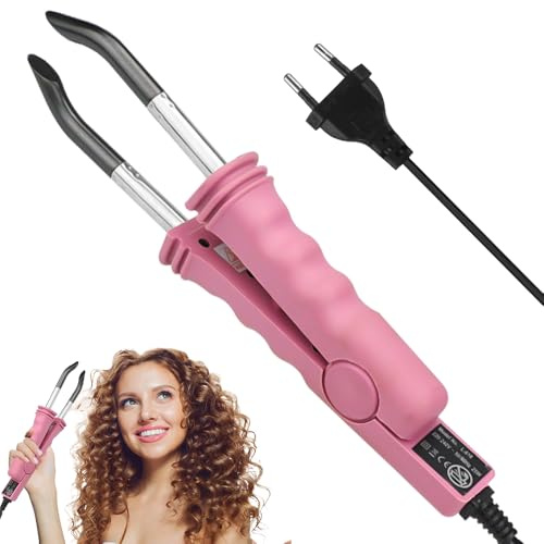 XUXLEKK Herramienta Para Extensiones De Cabello, 200°C Herramienta De Unión De Extensiones De Cabello,100-240v Conector De Cabello, Para La Unión De Queratina, I-Tips Y U-Tips - Crea Uniones Fuertes