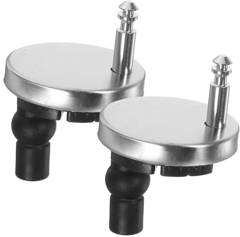 iplusmile Acero Inoxidable y PP Tornillo 2 Piezas, Resistente al Óxido Tapa WC de Fijación, Fácil de Instalar, para Asiento de Inodoro en Casa