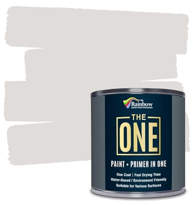 THE ONE All-In-One Paint & Primer - Clay Satin, 1 L | Multi-Surface 1 Coat Formula | Easy Indoor & Outdoor Decorating for Home & Garden Walls, Floors & Furniture | Durable, Water-Based & Low VOC