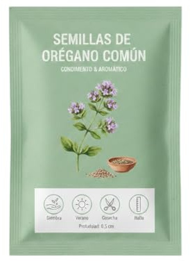DECOALIVE Semillas de Orégano Tradicional para Jardín, Terraza y Cocina Casera