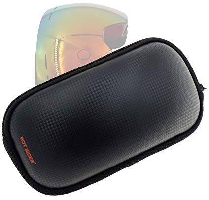 Hot Rides Ski Snowboard Goggle Case Goggle Hard Protective Carrying Cover